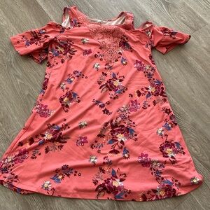 Mudd brand kids size 7/8 coral dress
